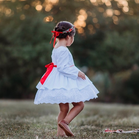 Love and grow baby girl Christmas dress - Picture 12 of 13